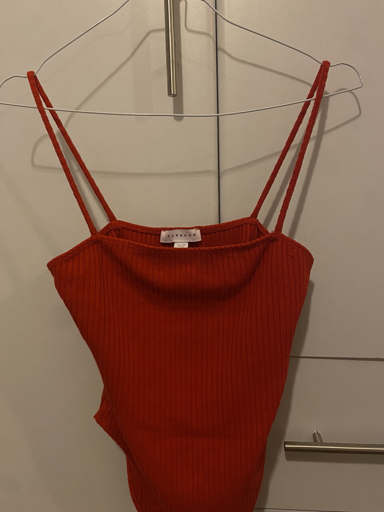 בגד גוף אדום מTopshop, מידה 38(M)