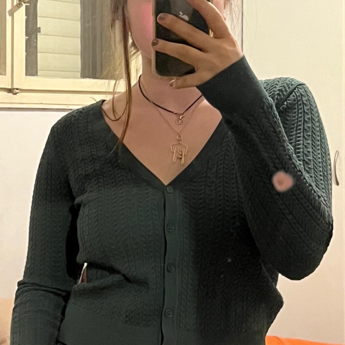 עליונית סוודר ירוקה💚