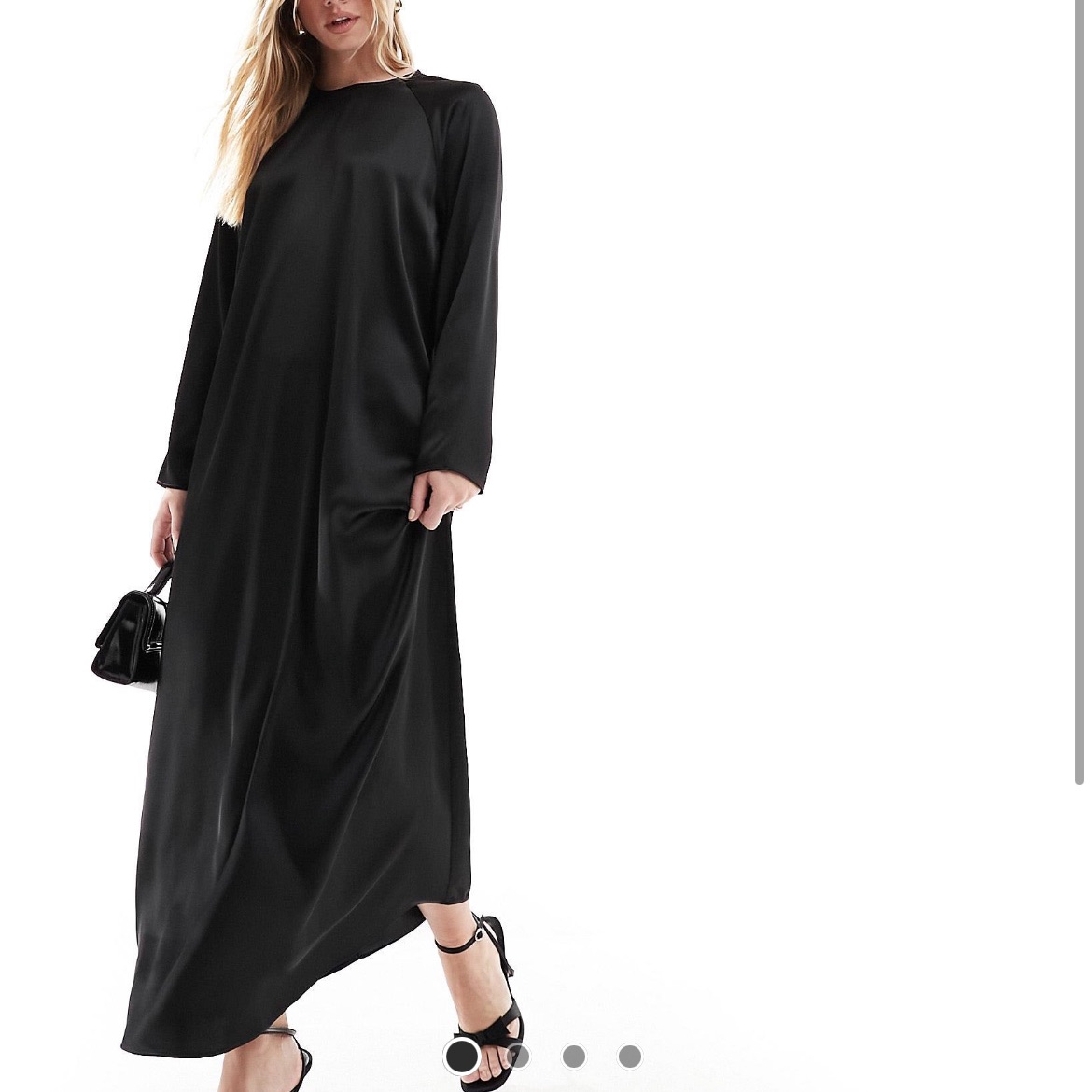 Asos שמלה חדשה נמכר עקב טעות במידה L בגי oversize maxi