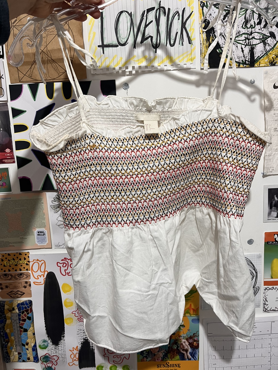 גופייה מהממת מH&M 🌈🤍