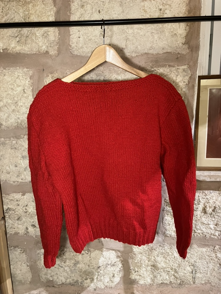 סוודר צמר וינטג 