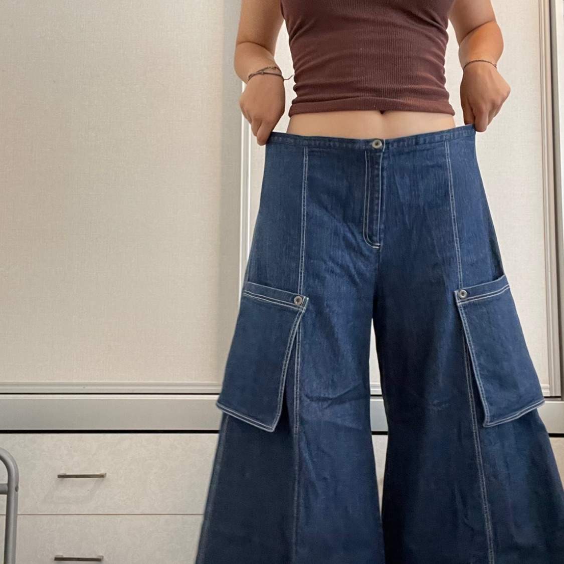 מכנס ג׳ינס סגנון שנות השישים 