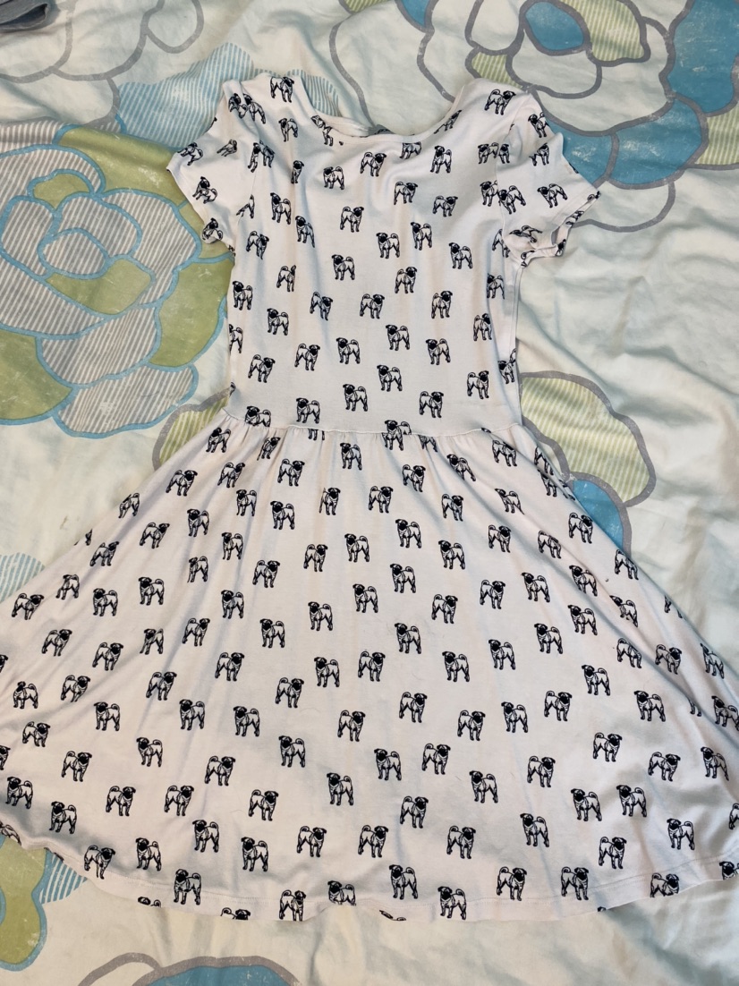 שמלה מיוחדת עם ציורי כלב, מידה 36🌷