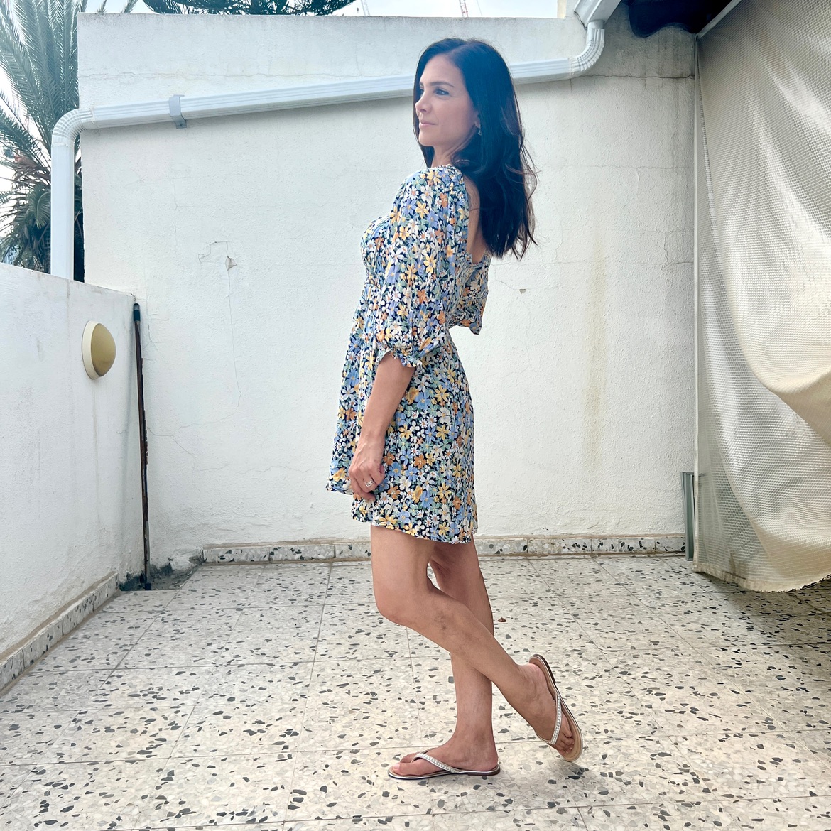 שמלה פרחונית מידי מאמריקן איגל