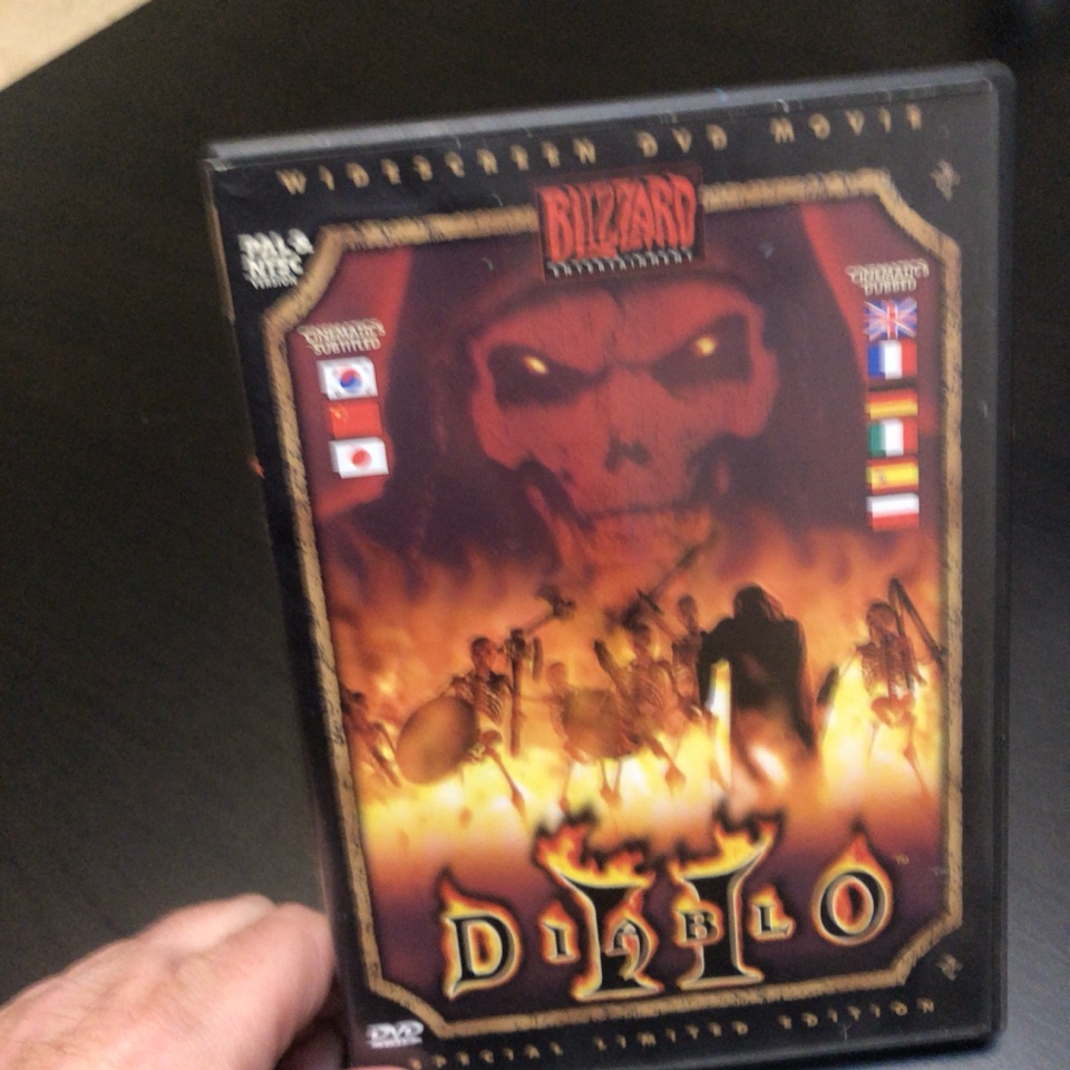 דיאבלו 2 בליזרד מהדורה מיוחדת DVD 