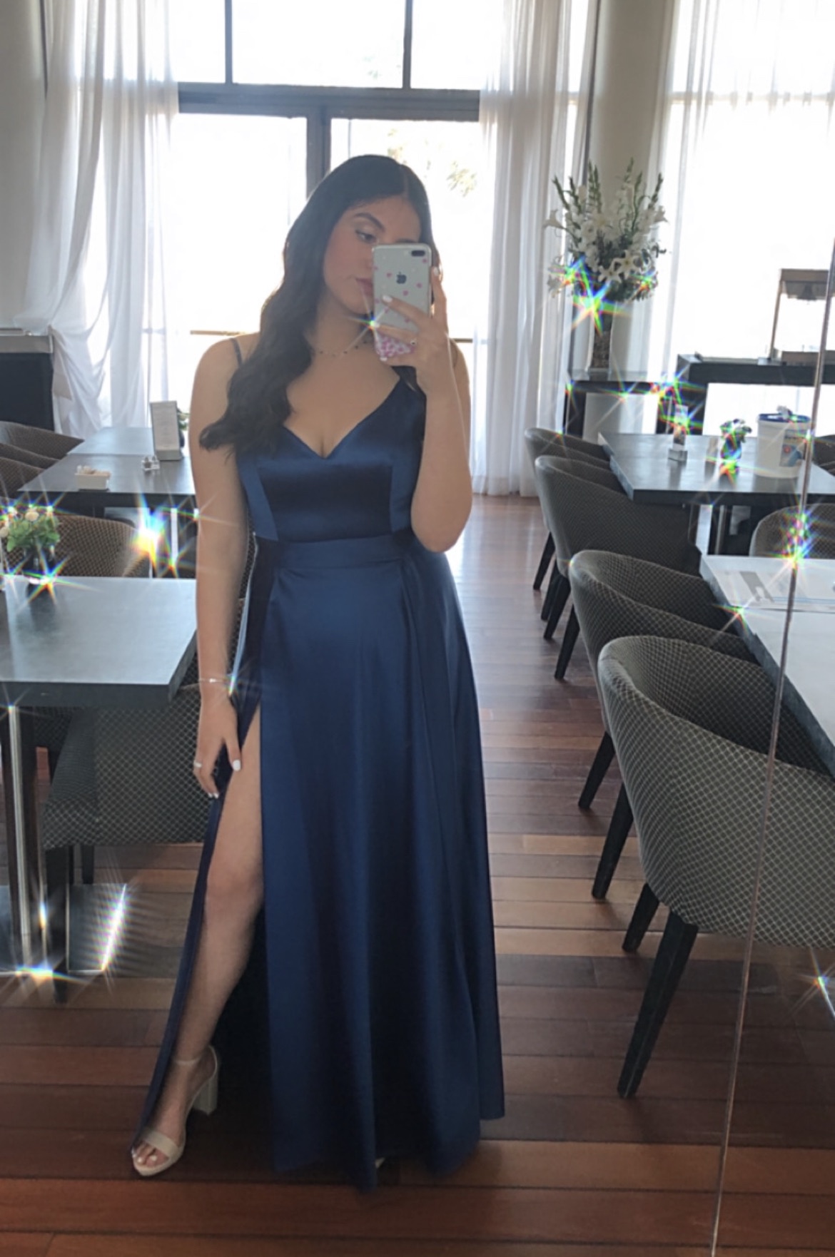 שמלת ערב כחולה נייבי