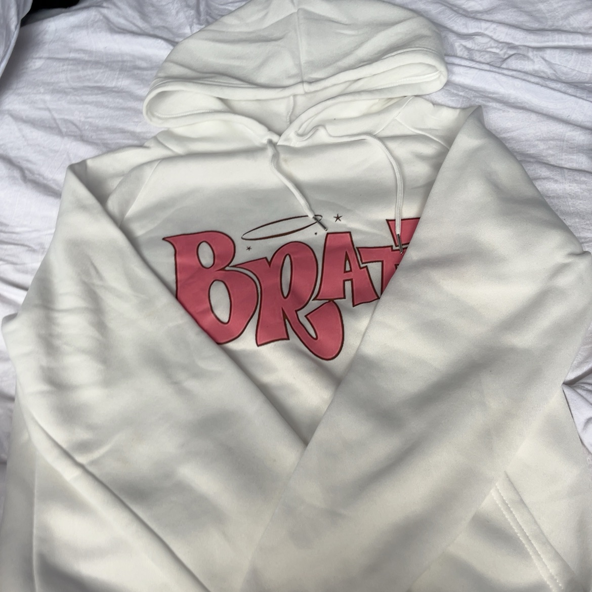 פוטר מושלם חדש ואיכותי כיתוב bratz בוורוד פוקסיה מידה M