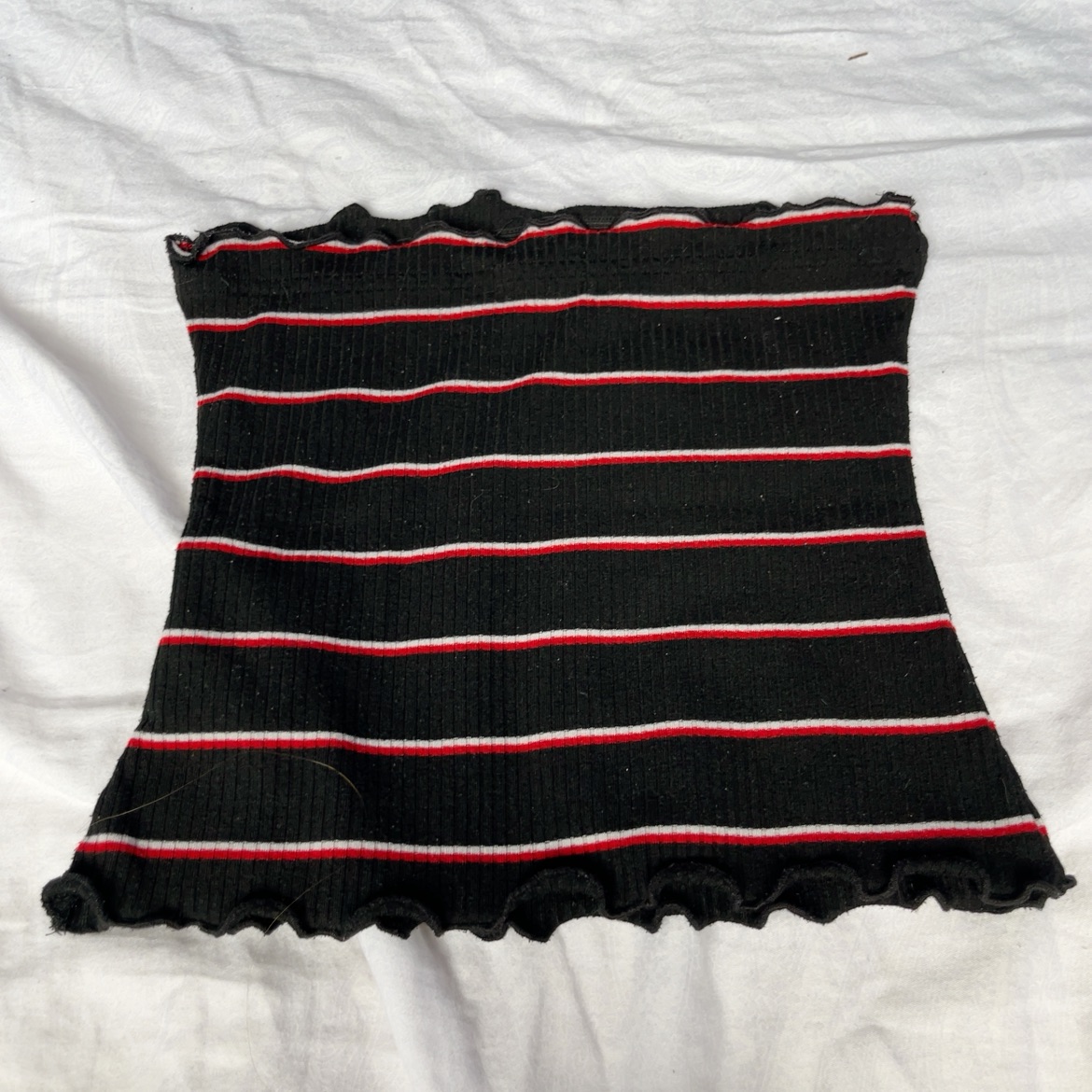 טופ סטרפלס עם פסים מRnuar מידה s