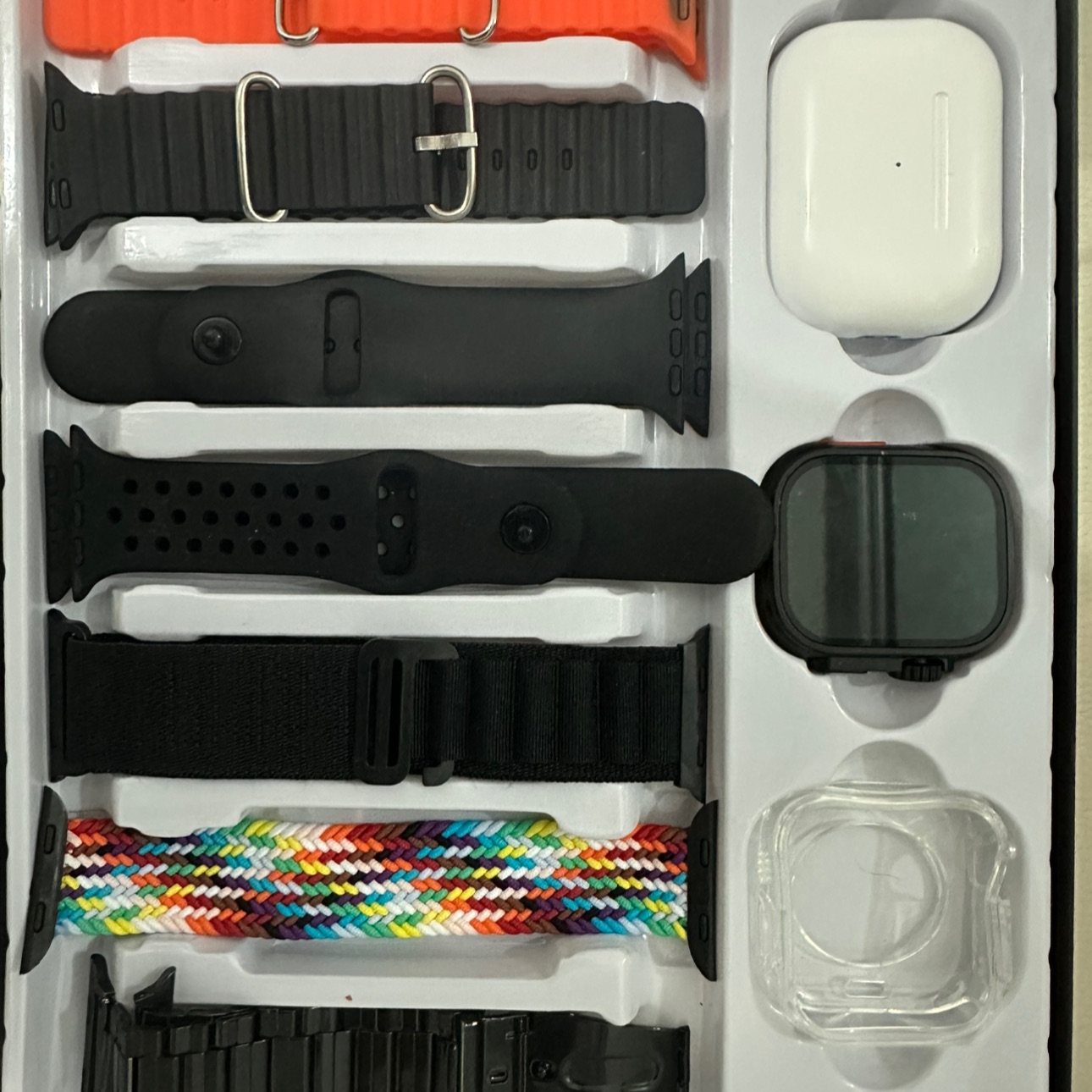  מארז שעון חכם ultra תומך עברית+אוזניות