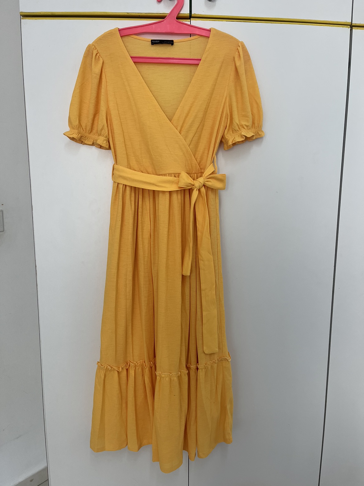 שמלת מקסי צהובה✨