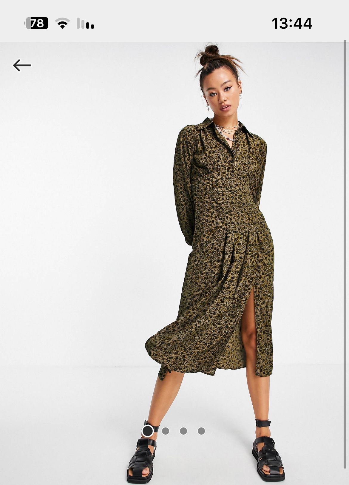 Asos שמלה חדשה נמכר עקב טעות במידה uk10 מקסי