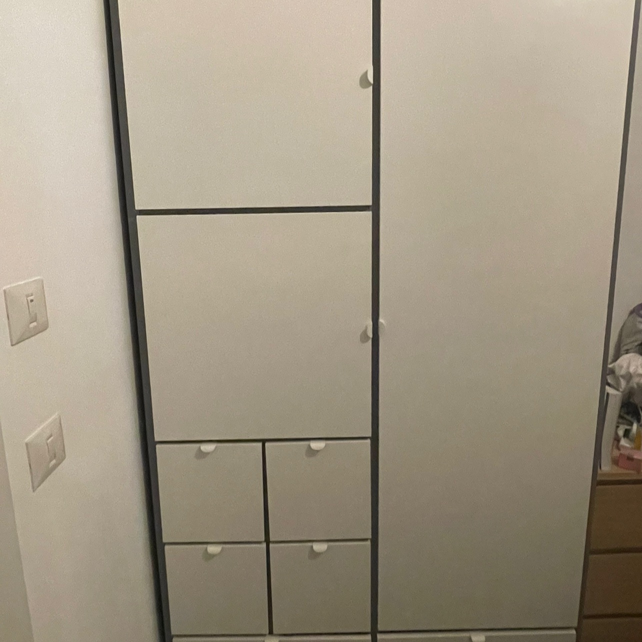 ארון בגדים 2 דלתות 