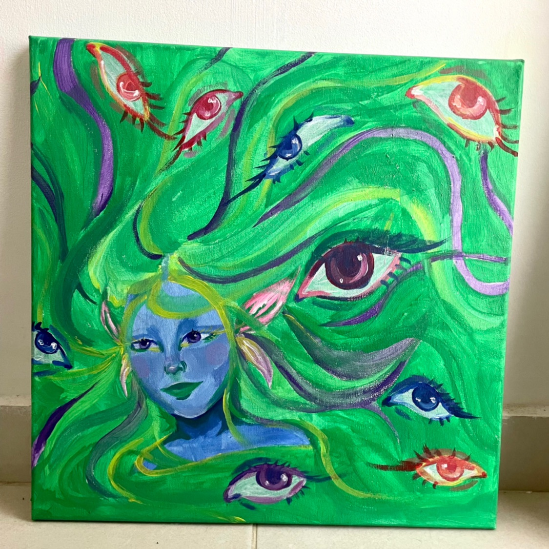 ציור: פיה. עבודת יד 