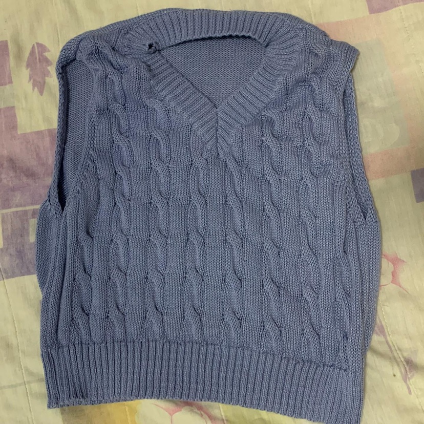 ווסט סריג תכלת מושלם🤩