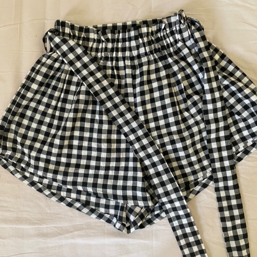 מכנס קצר משבצות