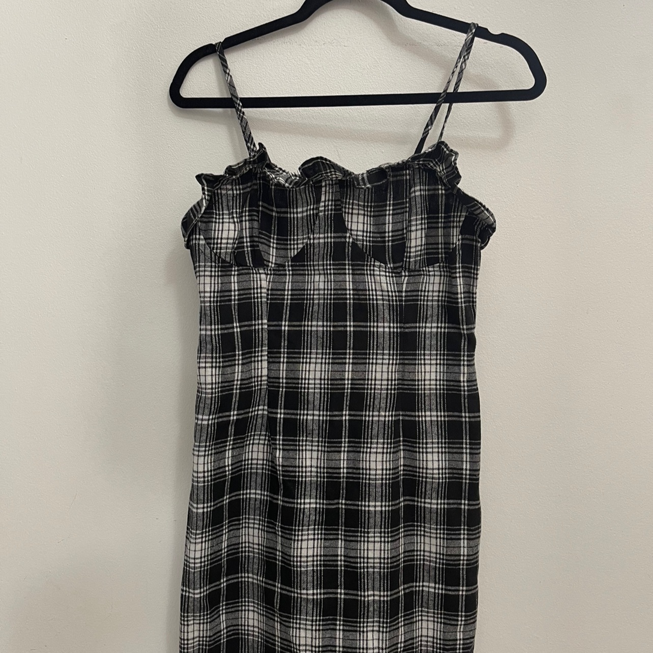 שמלה משובצת משיין