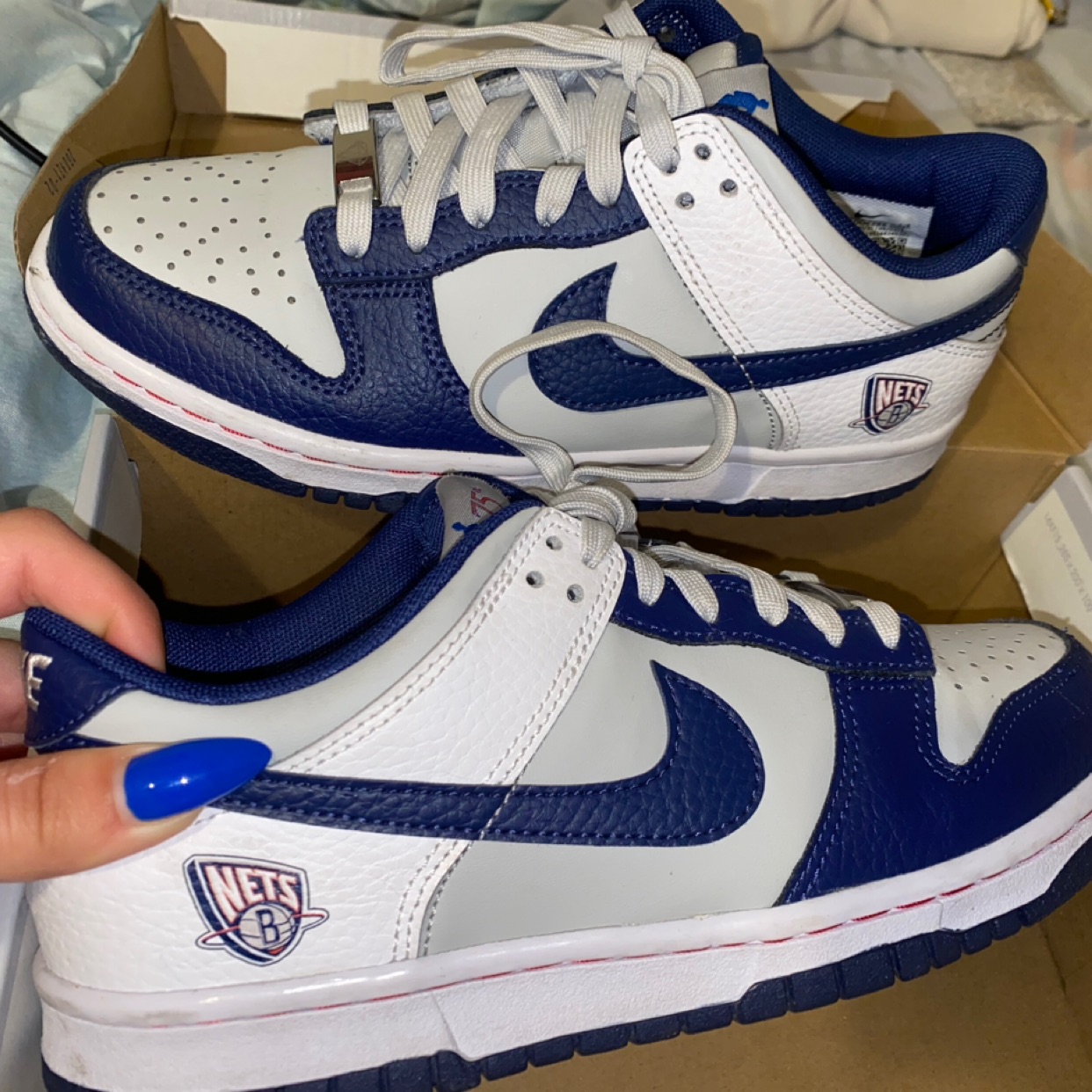 dunk low NBA 75th anniversary Brooklyn nets 