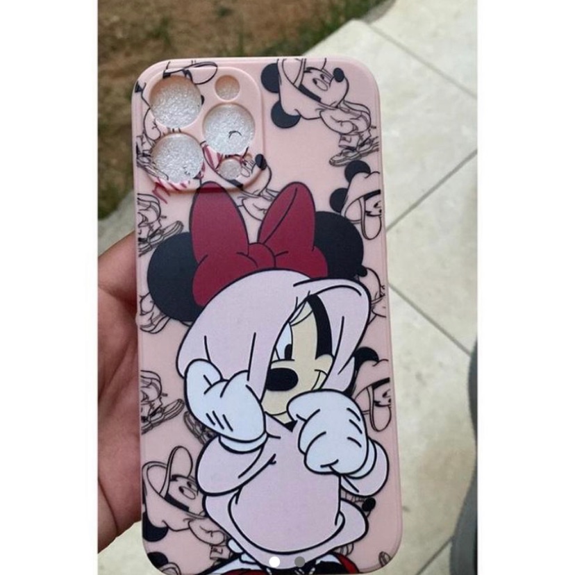 כיסוי מיני מאוס ורוד לכל סוגי האייפונים 💕