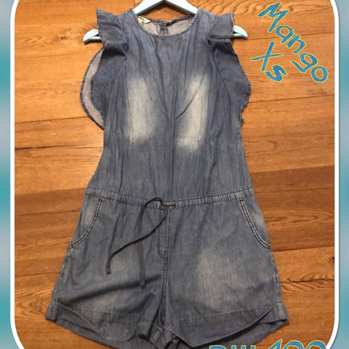 אוברול גינס קצר מנגו Xs 