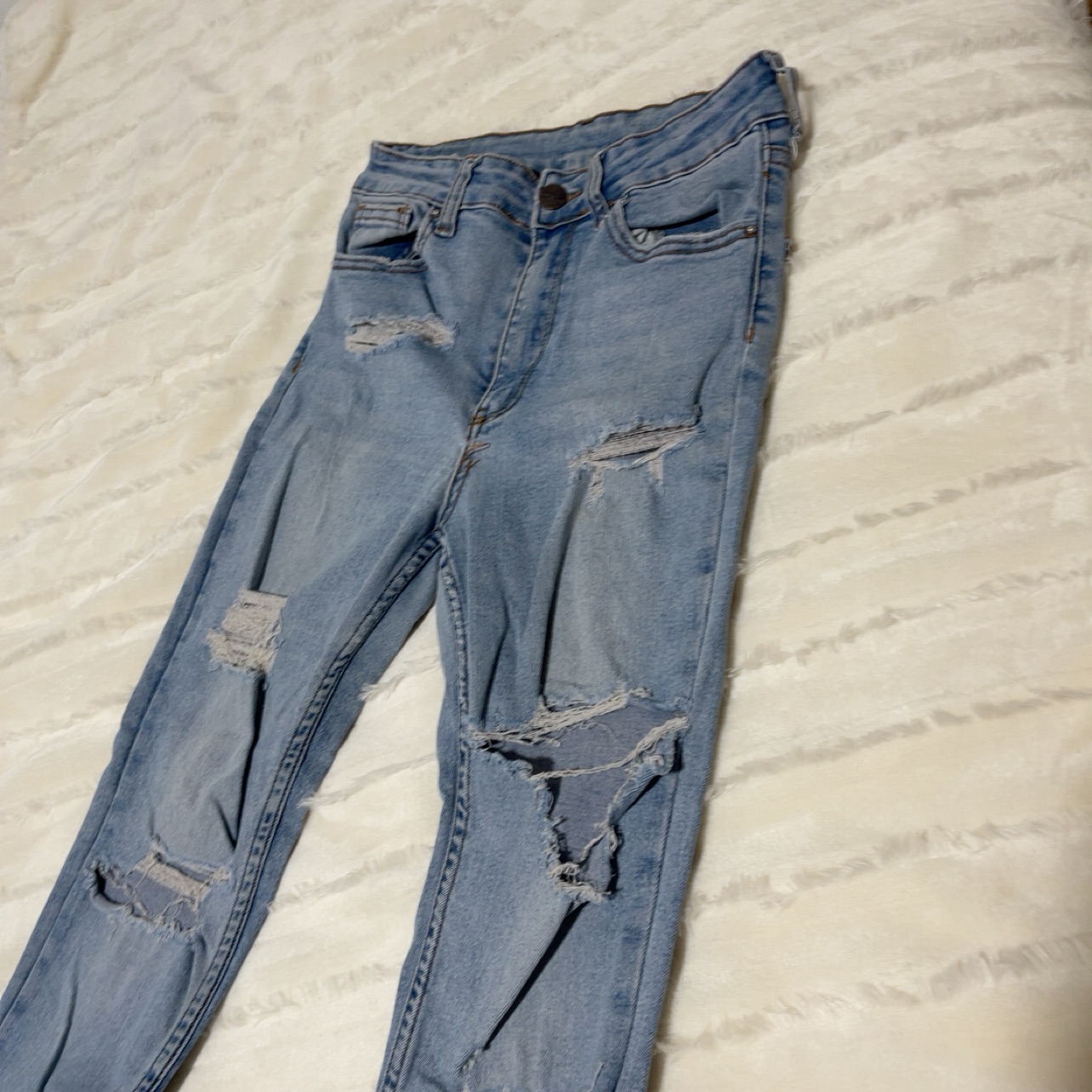 ג׳ינס כחול בהיר (36) מרנואר, נקנה ב120🩵