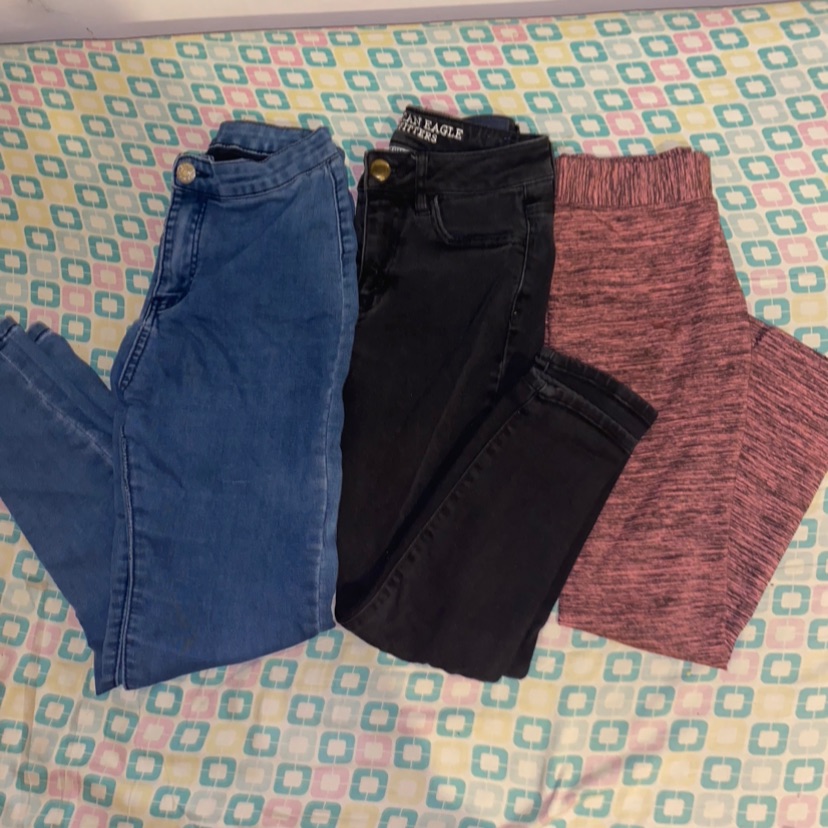 2 ג’ינסים ארוכים וטייץ