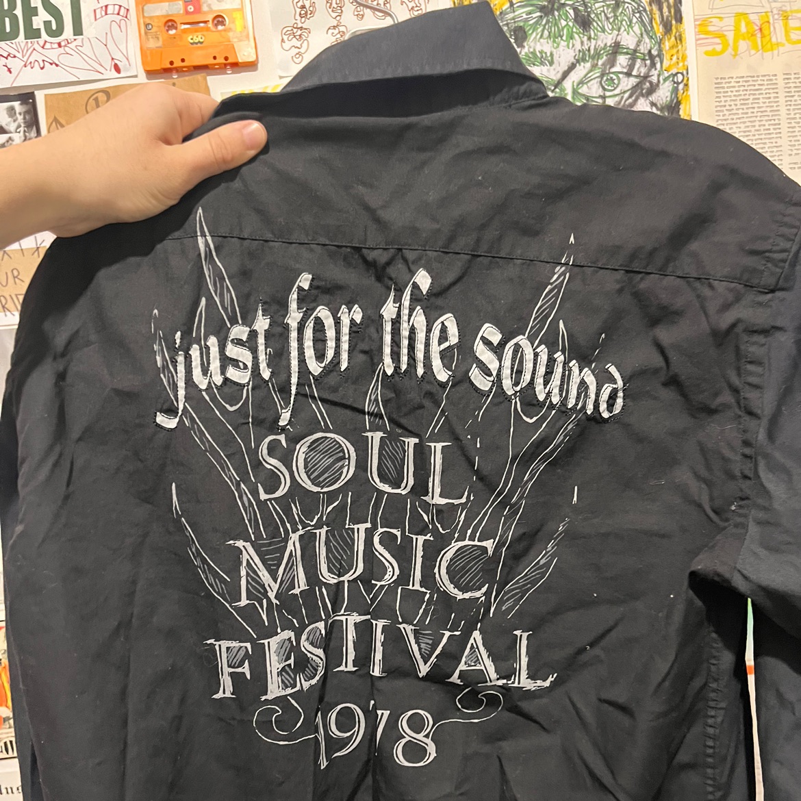 עליונית שחורה קסטרו גברים מידה M🦅