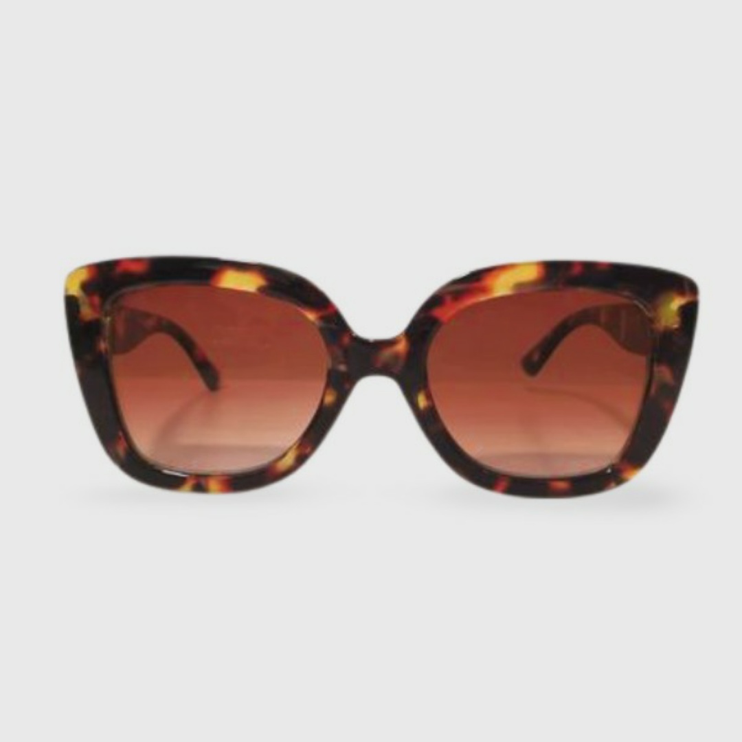 משקפי שמש מנומר מרובע