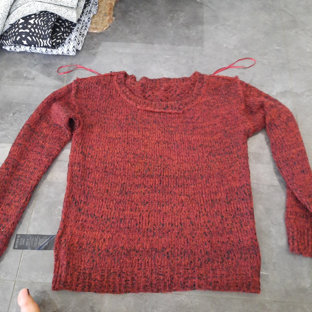 סוודר אדום רנואר מידה סמול