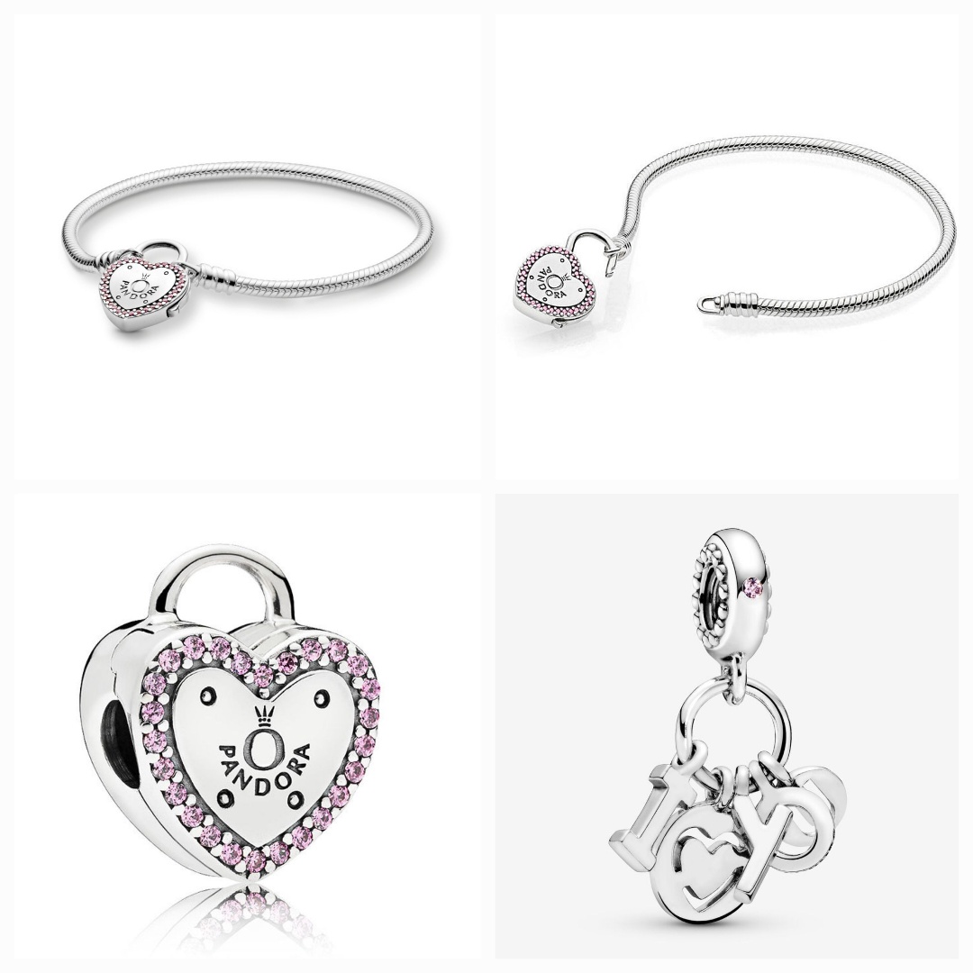 צמידי פנדורה עם צ'ארמים תואמים מידה 17 - מחיפה