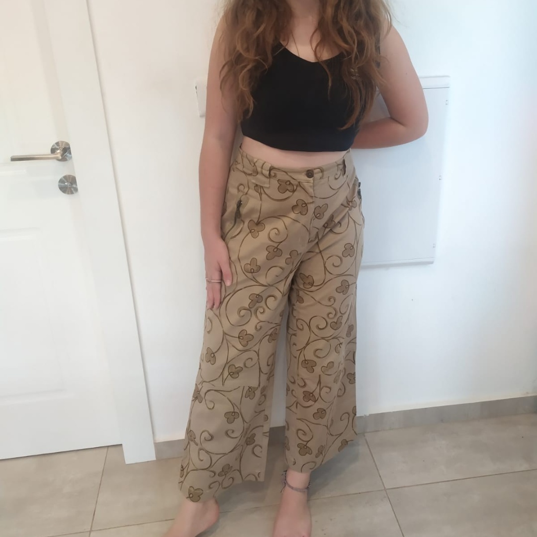 גינס מעלף בצבע חאקי 