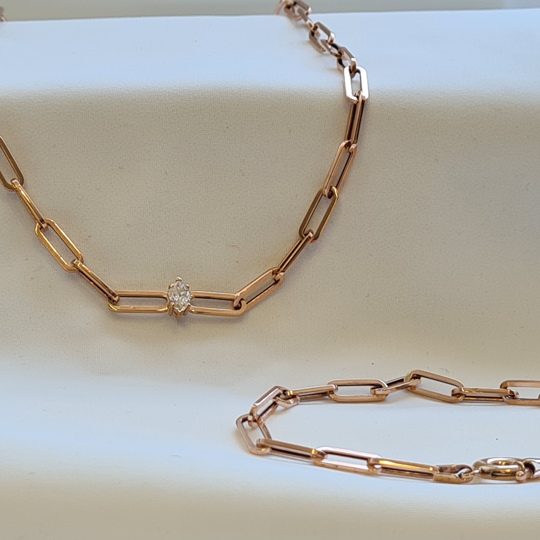 שרשרת&צמיד לולאות