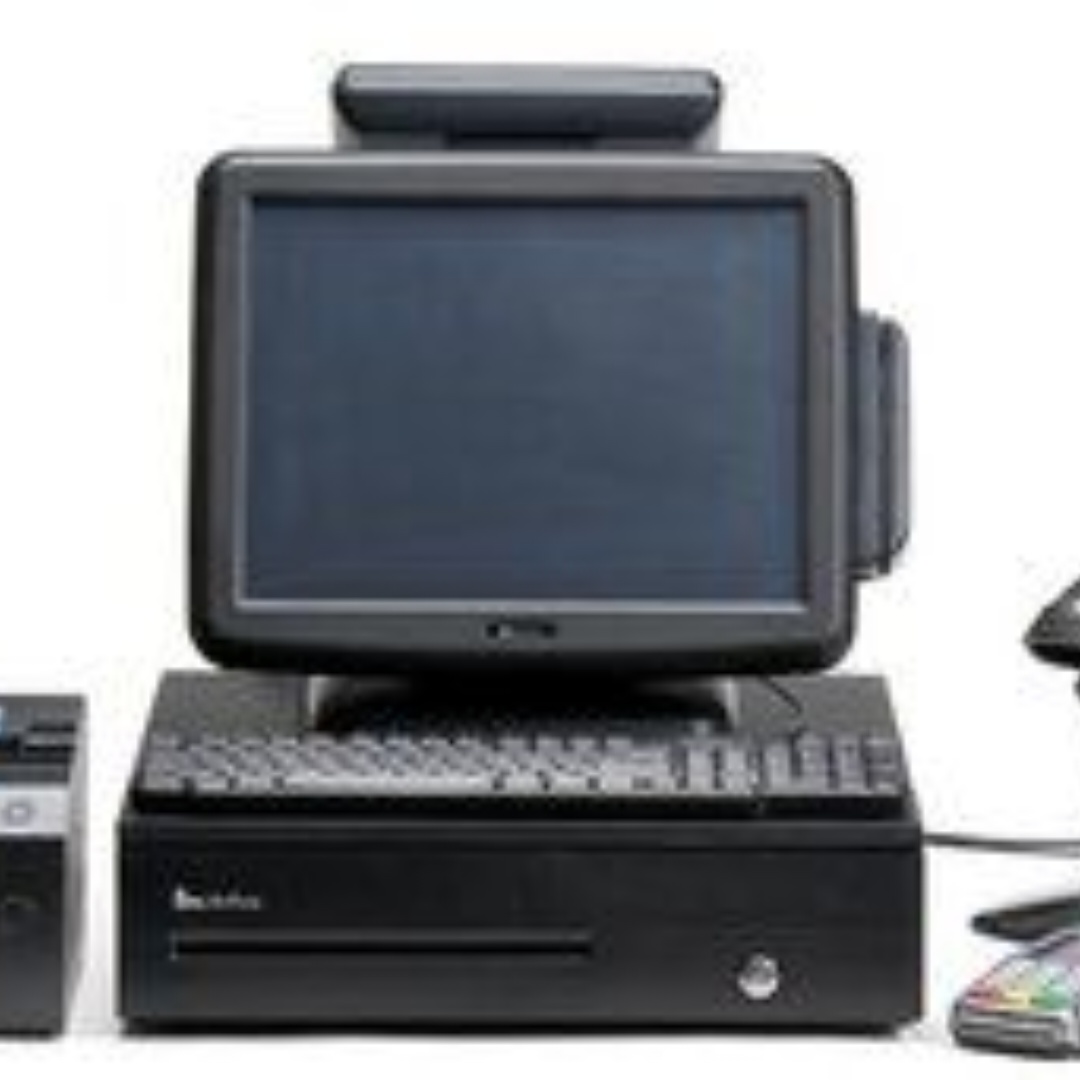 קופה ממוחשבת חכמה מסך מגע עם מדפסת ומגירה ואשראי 