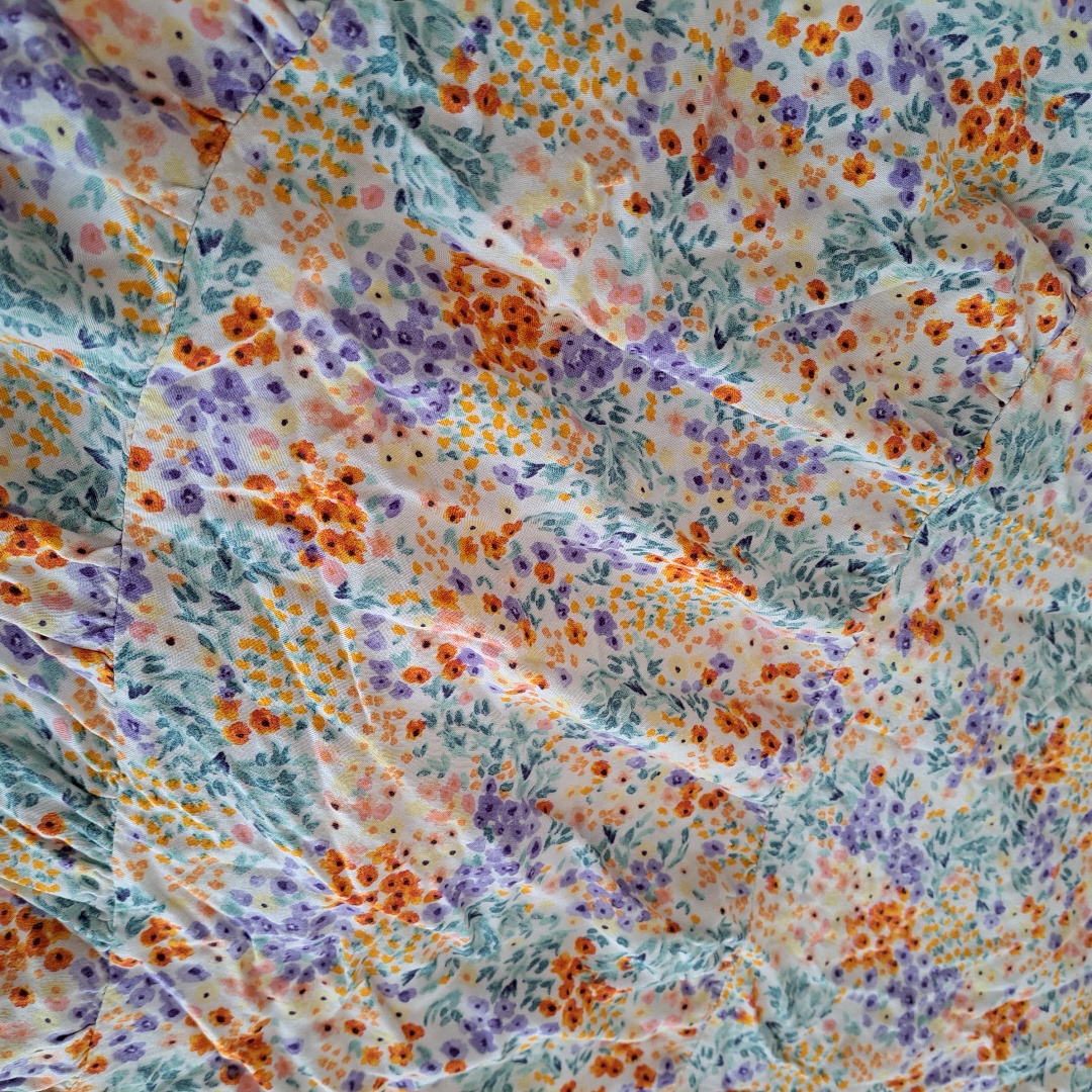 חצאית פרחים ארוכה XL