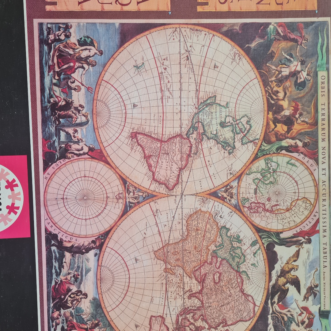 פאזל חדש.הורכב ופורק.1000 חלקים