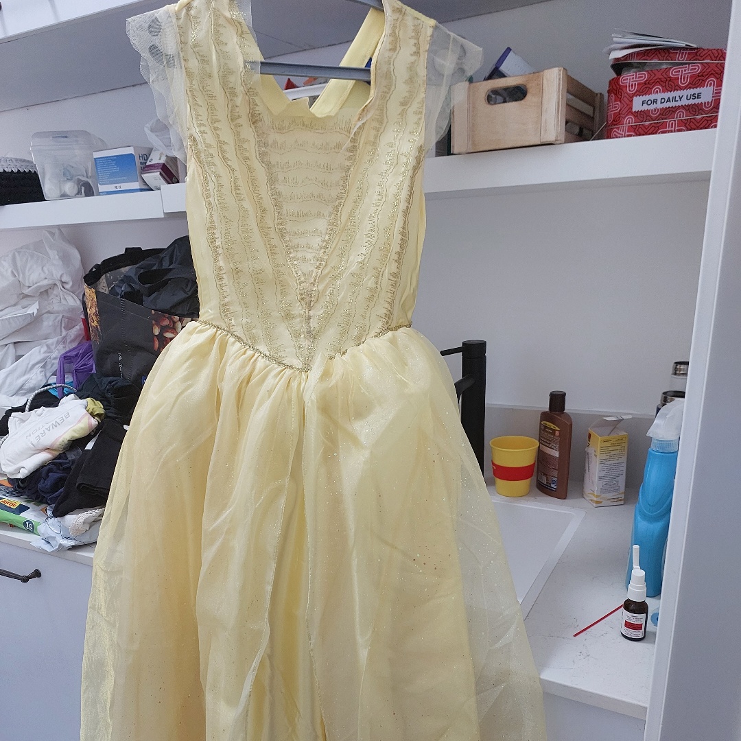 תחפושת שמלת נסיכה של דיסני- בל