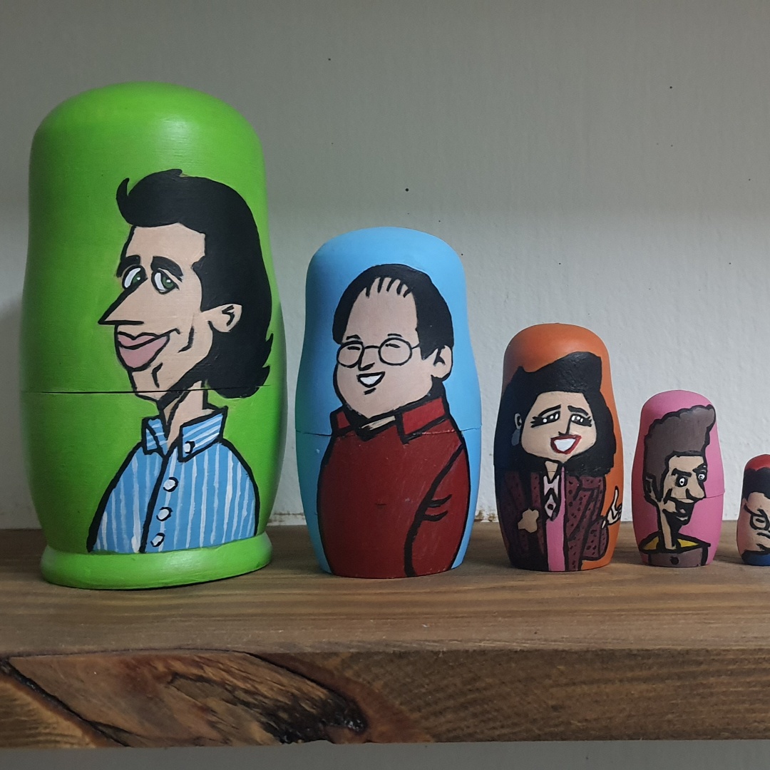 סט מטרושקות בעבודת יד