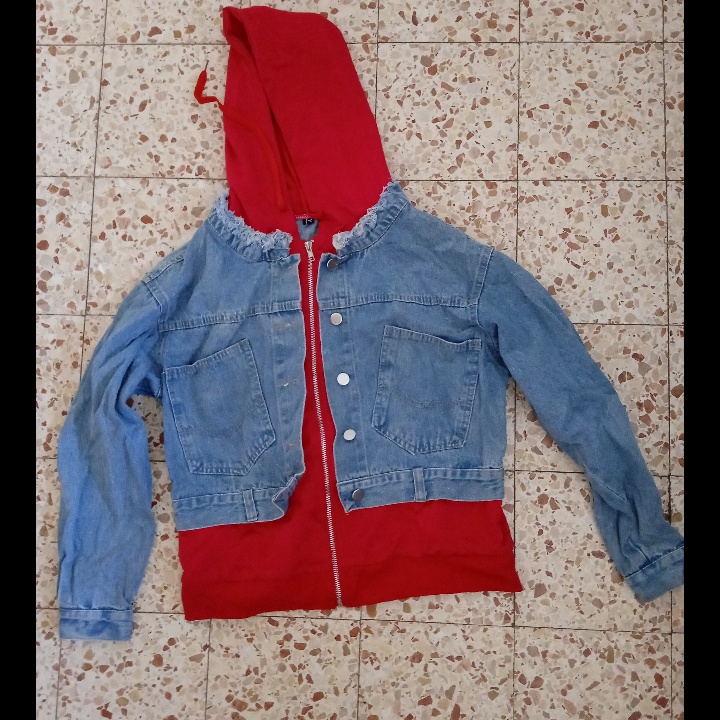 גקט עם גקט גינס מחובר מידהm 