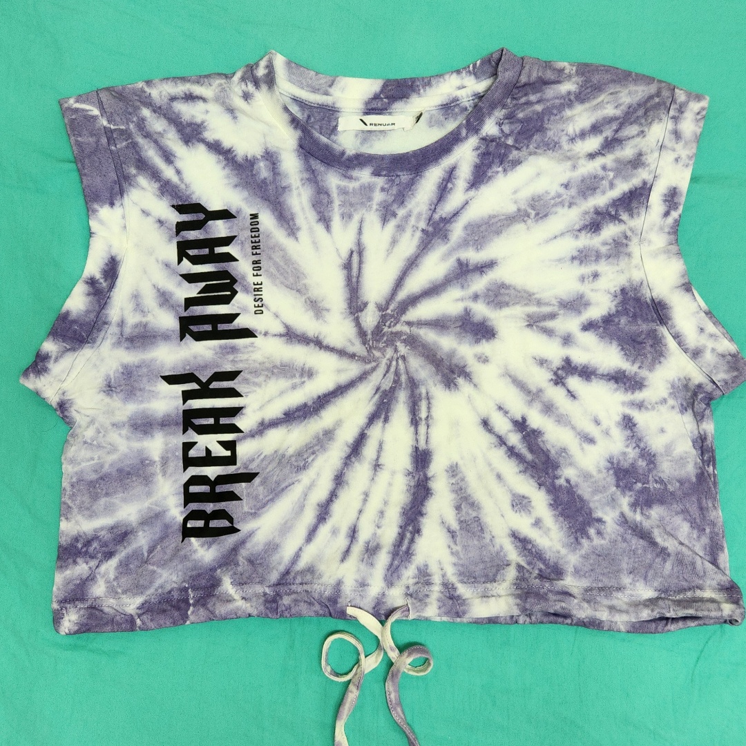 חולצת tiy dye סגולה