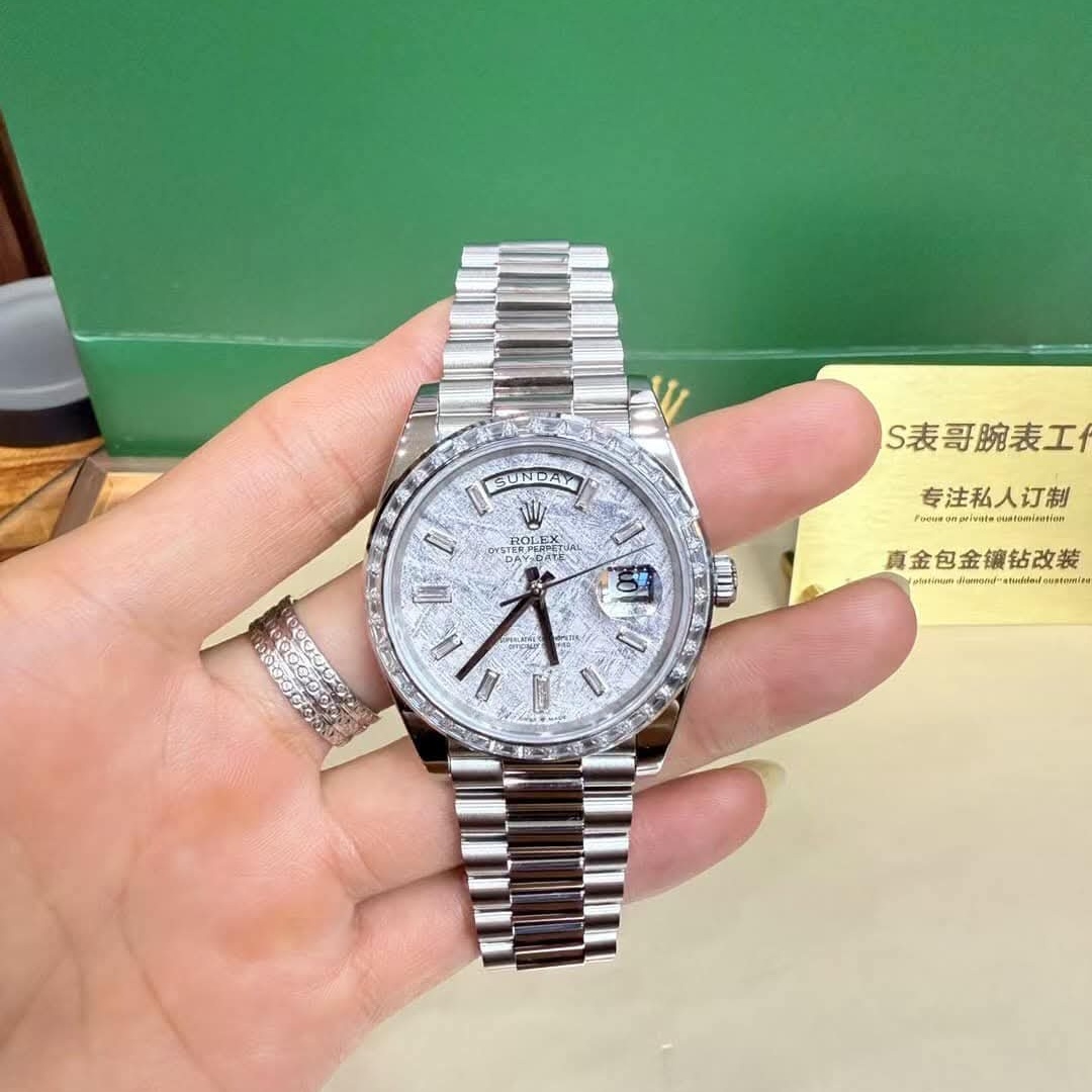 Superclone Rolex Daydate בבנייה אישית דגם מיוחד